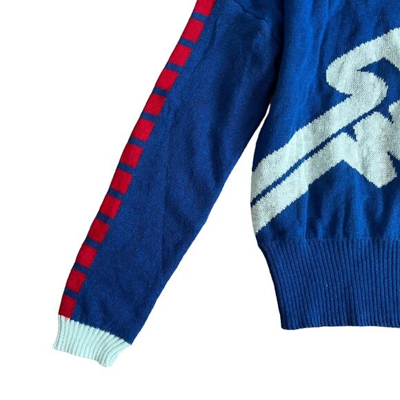 Juniors' Star Wars Blue Long Sleeve Crewneck Sweater - Size Medium - NWT - Picture 5 of 7